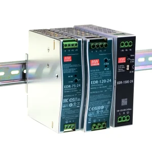 XDR-75 DIN Rail 75W AC-DC SMPS Switching Power Supply Input AC110-240V 24V Adjustable Single 88% Efficiency Industrial