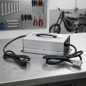 XIETONG C2500P Plug In Smart LED Illuminated 1764 2520W Electric Floor Scubber Towing Tractor Ebike Motorcycle Battery Charger