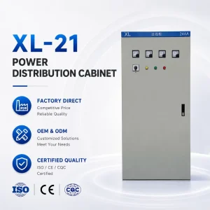XL-21 Power Distribution Unit 3-Phase 380V 600A IP30 Low Voltage Steel Cabinet for Industrial Motor Control Center