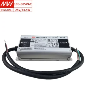 XLG-75-24-A 75W 24V IP67 Constant Voltage LED Driver Power Supply for Outdoor Lighting and Signage