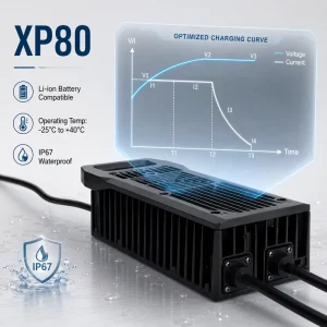 XP80 84v 10A 84 48 Volt Lithium Battery Charger Electric Bike Charger 72v 10a Lithium Battery
