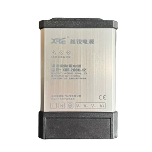 XRF-200B-12 IP62 Rainproof Power Supply 12V 16.7A 200W AC DC LED Driver Transformer for LED Lighting and Sign