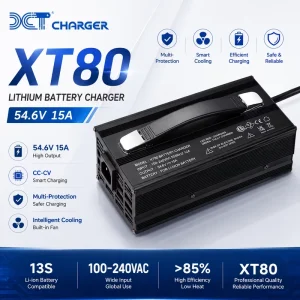 XT80 Portable Charger 10A Lithium Battery 60V Electric Emergency Response Aluminum AC DC PSE KC ETL Certified Power Supply