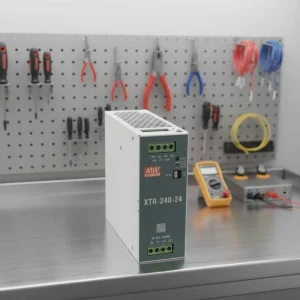 XTR-240-24 240W 24V AC/DC 3 Input 10A Single Output Ultra Slim Industrial DIN Rail Switching Power Supply 92.5% Efficiency