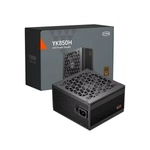 YK850H 850W 80Plus DC Cooling Aluminum Plastic Power Supply Unit 24-Pin ATX Desktop PC Black 5V Output