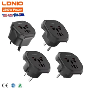 Z7 2500W Universal Adapter Wall Power Strip Multi US EU UK AU Plug Universal Travel Adapter Extension Socket