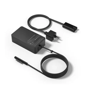 ZS-1800 44W 15V 2.58A PD OVP Fireproof Power Supply AC Adapter for Microsoft Surface Pro/Laptop/Go/Book 6ft Cord OTP