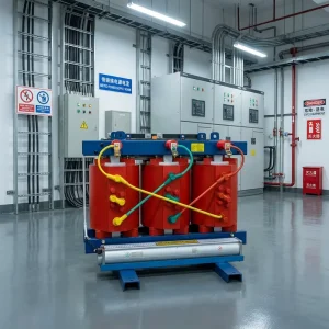 electrical equipment Electrical Indoor Dry Type Three Phase 50Hz Distribution Transformer High Safety Power Solution Industrial Projects Ganzhong