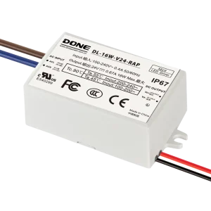 for RAP Series 16W 24V IP67 Waterproof Class II LED Driver Landscape Outdoor Signage Lighting Power Supply 2KV